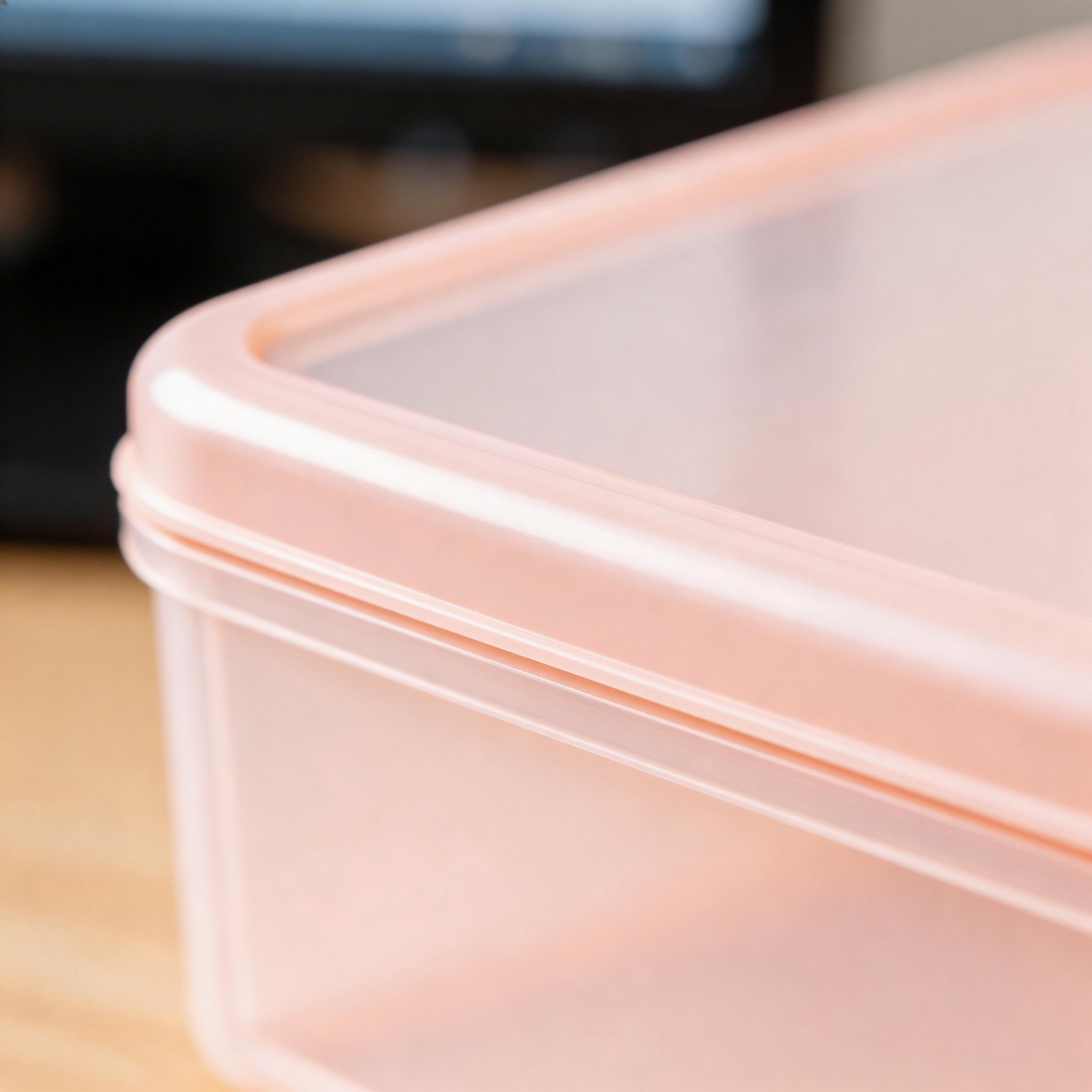 Practical Storage Solution | Durable Plastic Material | Versatile Home Organization | Ideal Gift for Neat Enthusiasts | Sleek and Transparent Design