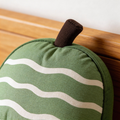 Adorable Avocado Pillow | Soft Cotton | Fun Home Decor | Perfect Gift for Food Lovers | Playful Green Design