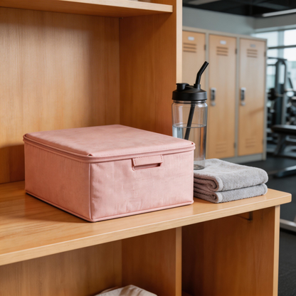 Functional & Chic | Fabric Material | Stylish Home Organization | Perfect Gift for Minimalists | Soft Pink Design