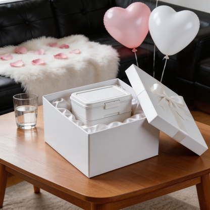 Functional & Space-Saving | Durable Plastic | Minimalist White Storage Box | Ideal for Home Organization | Stackable and Practical Design
